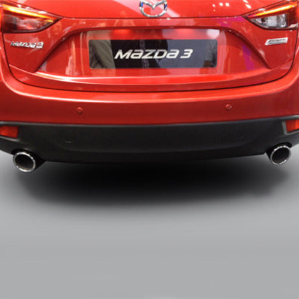 Mazda 3 BN 2016-2019 Sport-Endschalldämpfer aus Edelstahl 00M3--R-A-0 -BM Sport-Endschalldämpfer aus Edelstahl Mazda