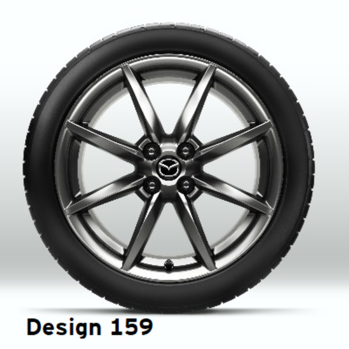 Mazda MX-5 ND ab 2015 Leichtmetallfelge 17" Design 159, Brillantsilber 9965-A0-7070 Räder Mazda