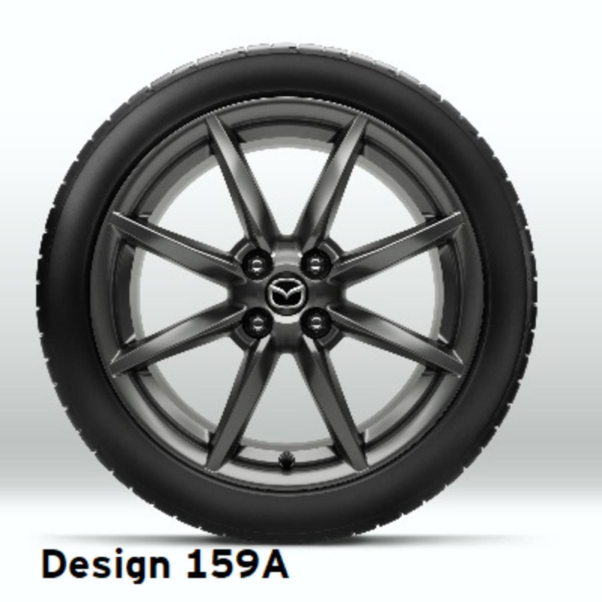 Mazda MX-5 ND ab 2015 Leichtmetallfelge 17" Design 159A, Titangrau, 9965-85-7070 Räder Mazda