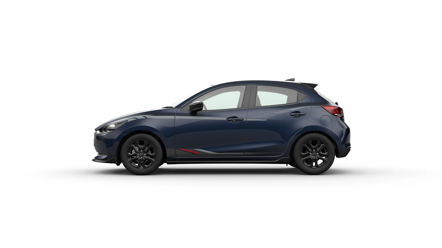 Mazda 2 DJ ab 2023 Folierung Seitlich Oben DA6D-V3-040 -G1 Folierung Seitlich Oben Mazda