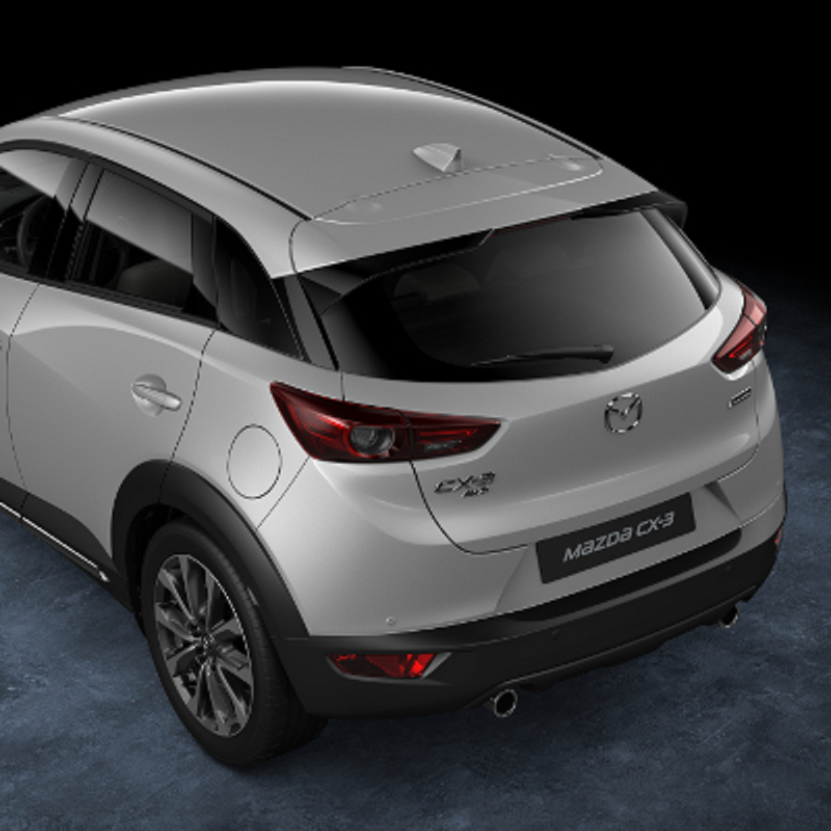 Mazda CX-3 DK ab 2015-2022 Dachheckspoiler QDKE-51-9N0APZ Außenausstattung Mazda