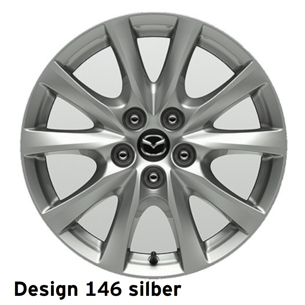 Mazda 6 GL / GJ ab 2012 Leichtmetallfelge 17" Design 146, Silber 9965-07-7570CN Räder Mazda
