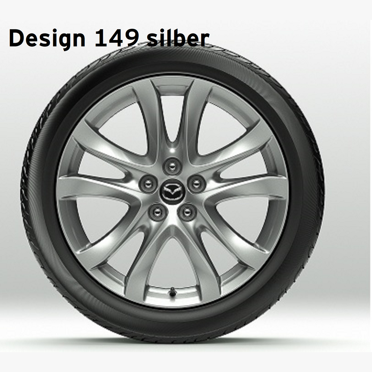 Mazda 6 GL GJ ab 2012 Leichtmetallfelge 19" Silber 9965-08-7590CN Räder Mazda