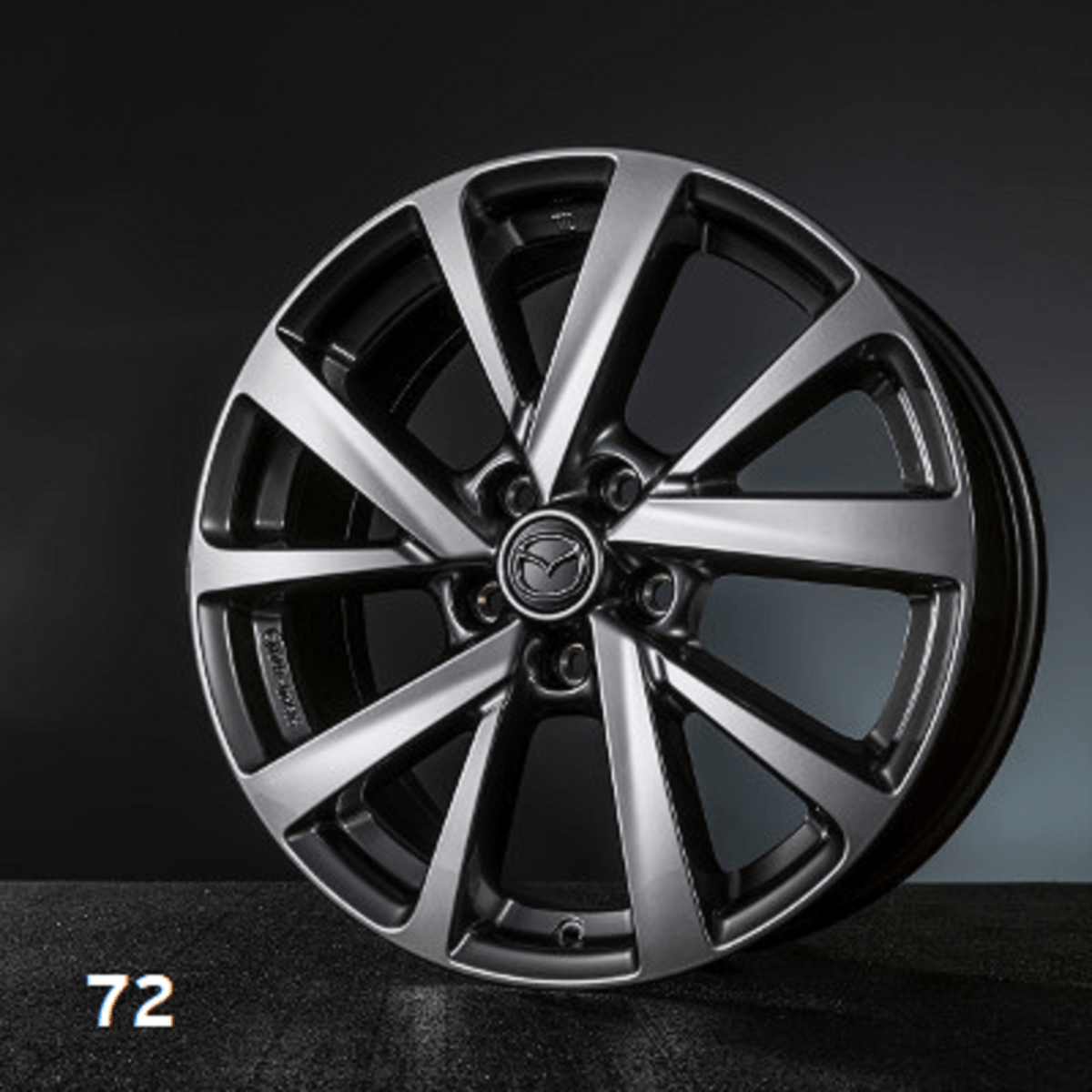 Mazda 3 BP ab 2019 Leichtmetallfelge Räder Mazda Design 72 Chrome Shadow 18" BDEL-V3-810A
