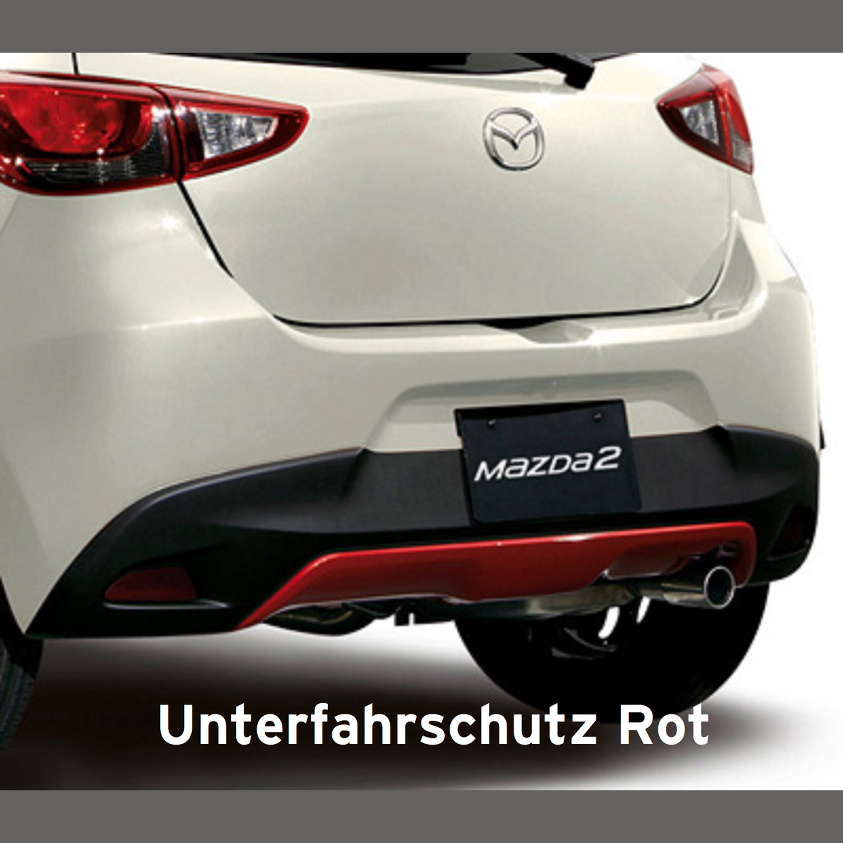 Mazda 2 DJ ab 2015 Unterfahrschutz DA6C-V3-300 62 / DA6C-V3-300 PM / DA6C-V3-300 PR Außenausstattung Mazda 41 V Soul Red