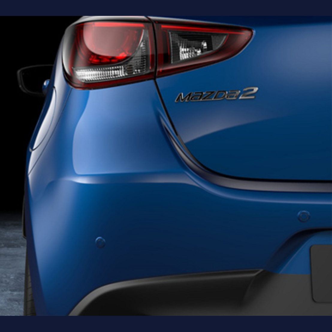 Mazda 2 DJ ab 2015 Einparkhilfe Sensor Kit für hinten in A4D (Purweiß) C950-V7-29Y 33/ DA6L-V7-290 Sicherheit & Schutz Mazda