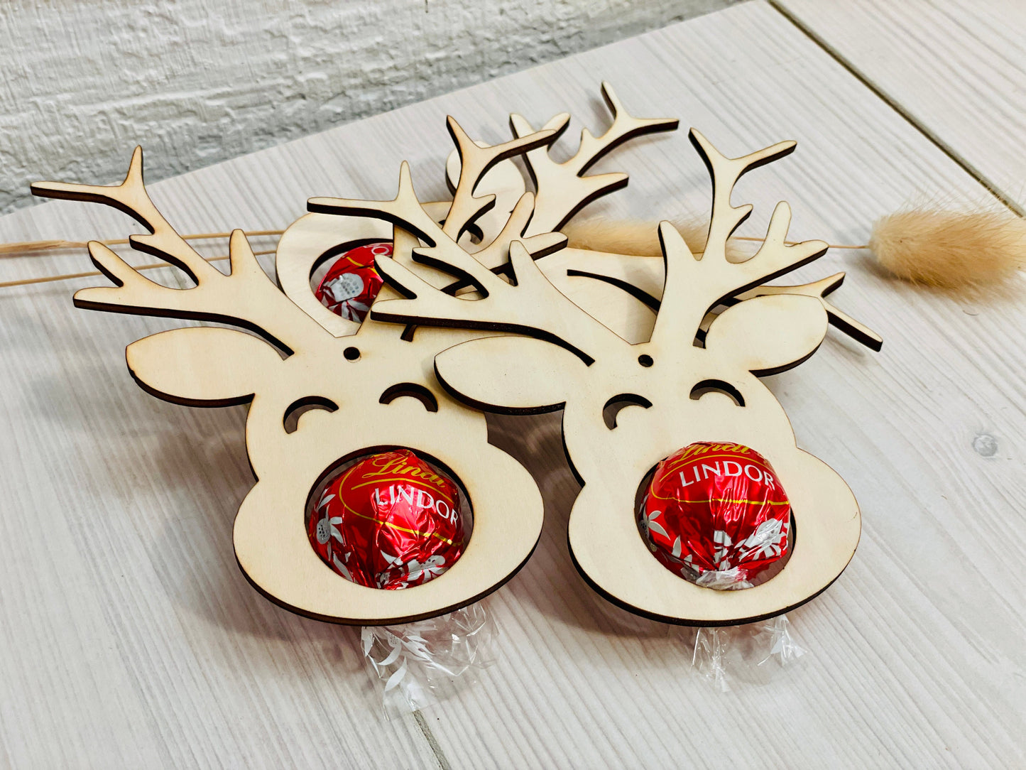 Rentier Elch weihnachtskugel geschenkidee Advent Nikolaus Das Glückswerk