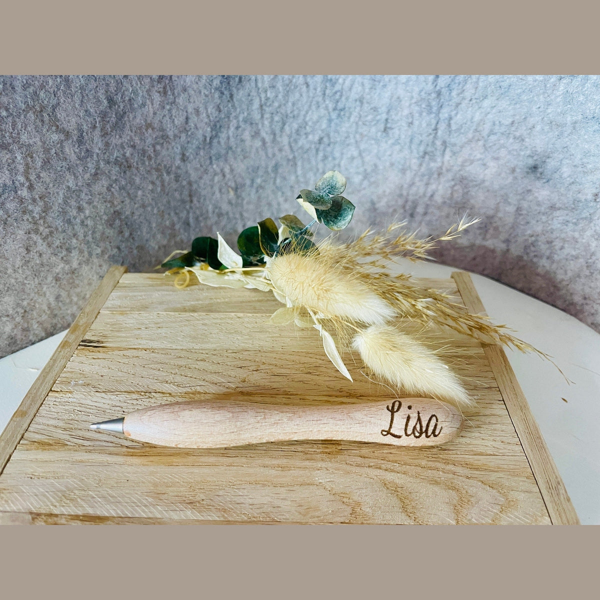 Kugelschreiber mit persönlicher Gravur individualisiert Kugelschreiber Das Glückswerk