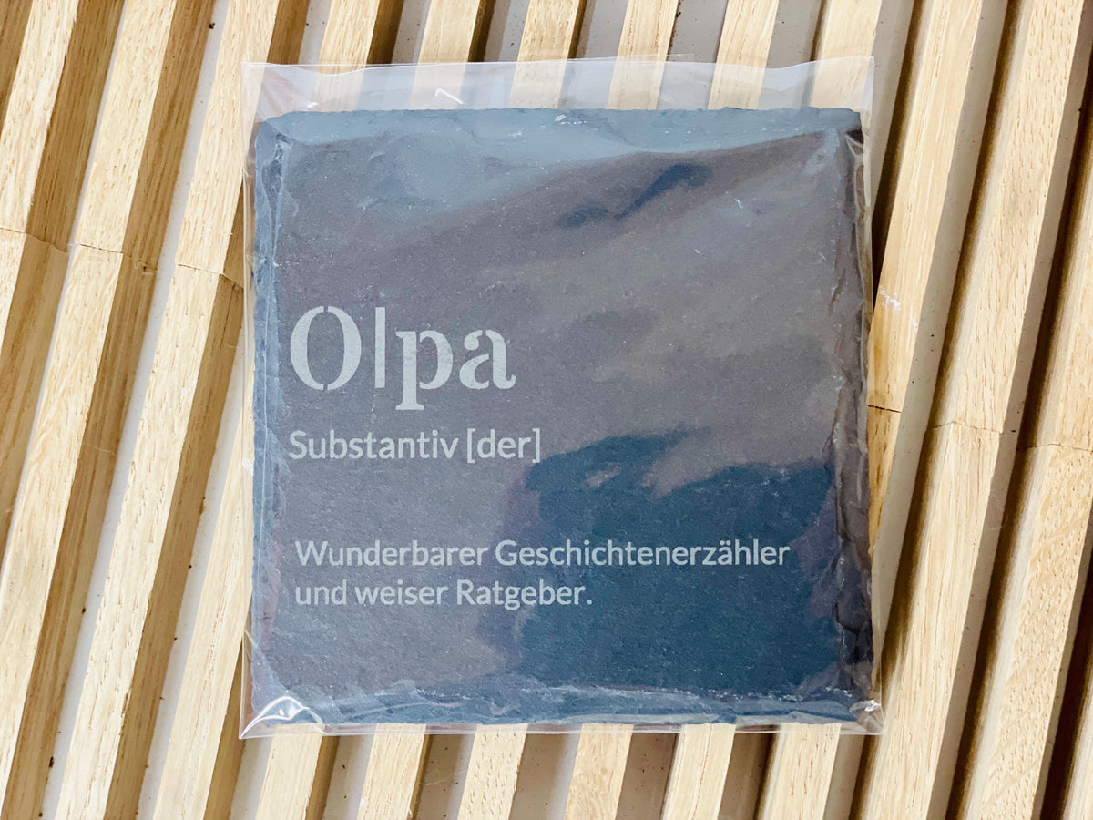 Untersetzer Schiefer Name individualisiert Glasuntersetzer Geschenkidee (Produktfoto 11 von 15)