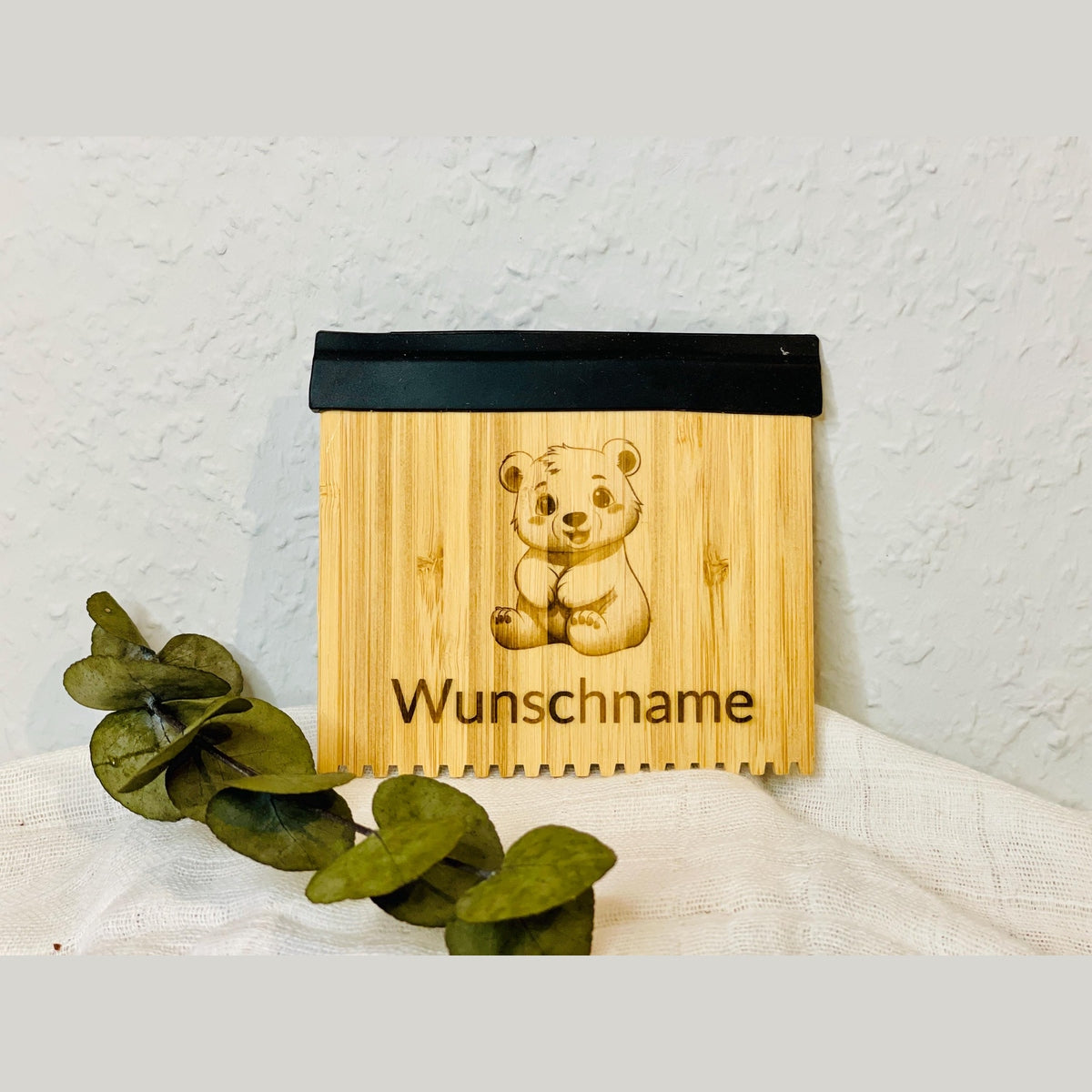 Eiskratzer personalisiert aus Holz Eiskratzer Das Glückswerk