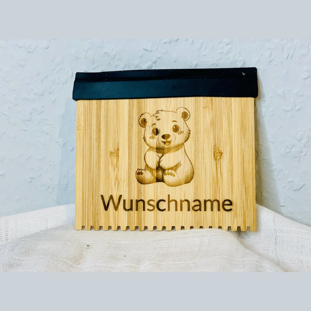 Eiskratzer personalisiert aus Holz Eiskratzer Das Glückswerk