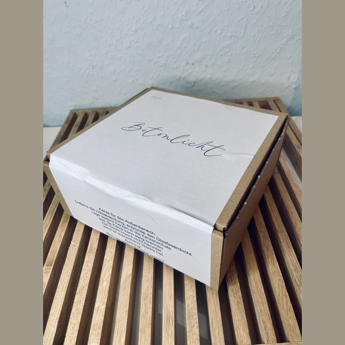 Betonkerze zur Hochzeit - Rustikale Kerze zum verschenke Outdoor-kerze Betonkerze Das Glückswerk
