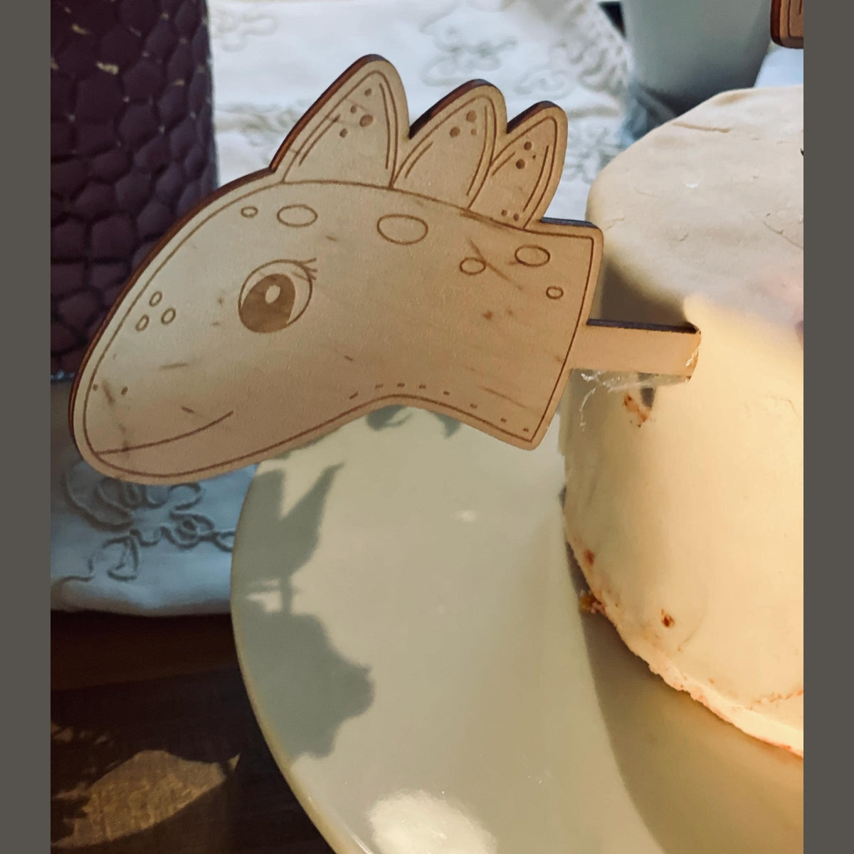 Cake topper Dinosaurier dino für Kinder Geburtstags Party cake Topper Das Glückswerk