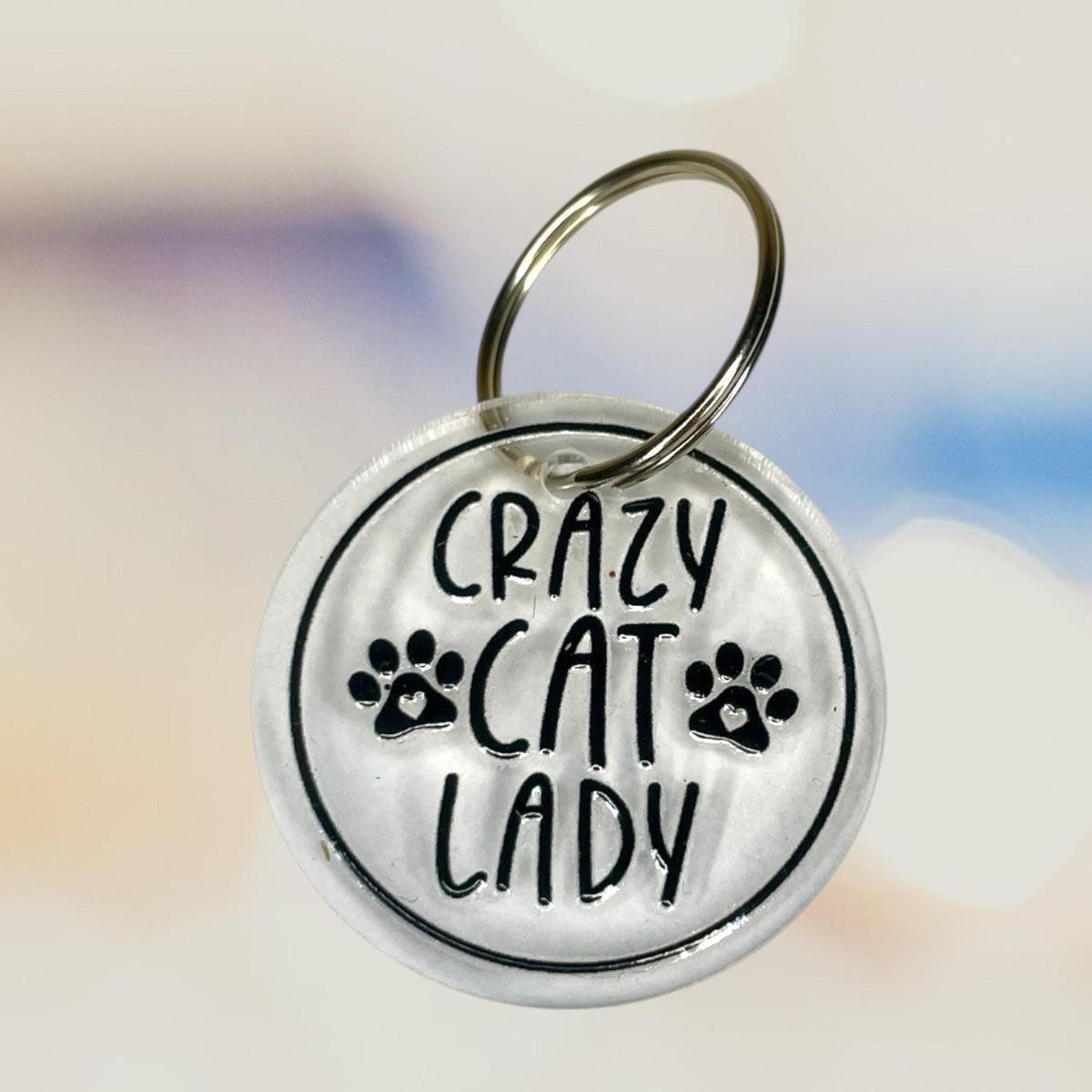 Schlüsselanhänger "Crazy Cat Lady" – Für verrückte Katzenliebhaberinnen Schlüsselanhänger Das Glückswerk
