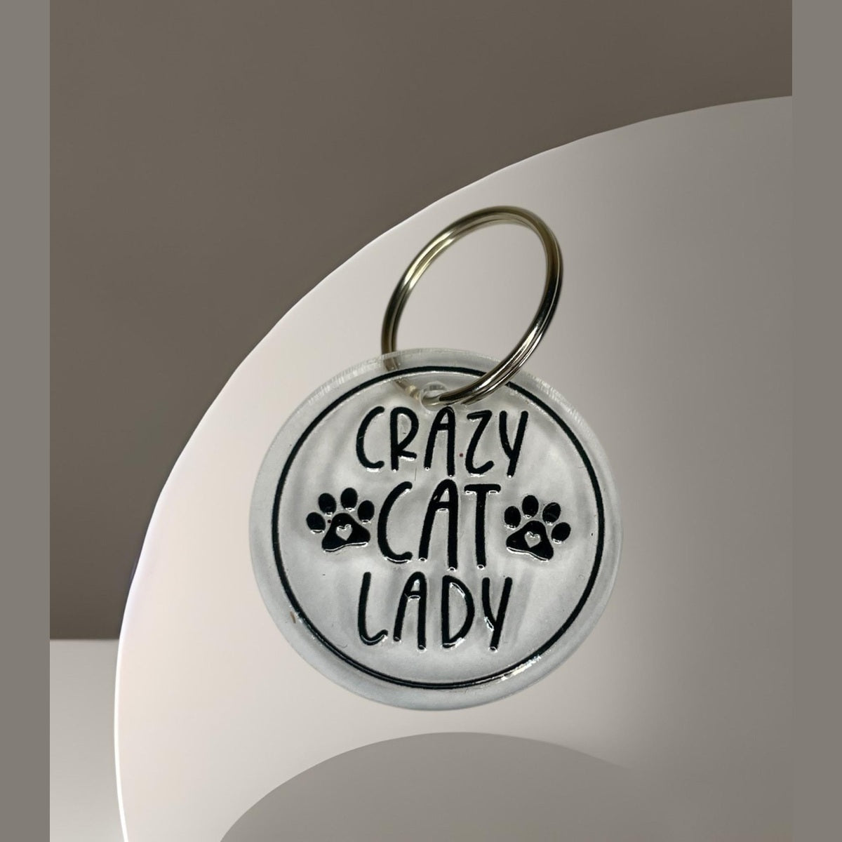 Schlüsselanhänger "Crazy Cat Lady" – Für verrückte Katzenliebhaberinnen Schlüsselanhänger Das Glückswerk
