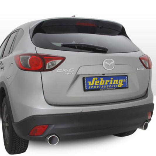 Mazda CX-5 KE 2011-2017 Sebring Sport-Endschalldämpfer Für Fzg. mit Dieselmotor. 0CX5-RA-00D Sebring Sport-Endschalldämpfer Für Fzg. mit Dieselmotor. Mazda