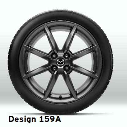 Mazda MX-5 ND ab 2015 Leichtmetallfelge 17" Design 159A, Titangrau, 9965-85-7070 Räder Mazda