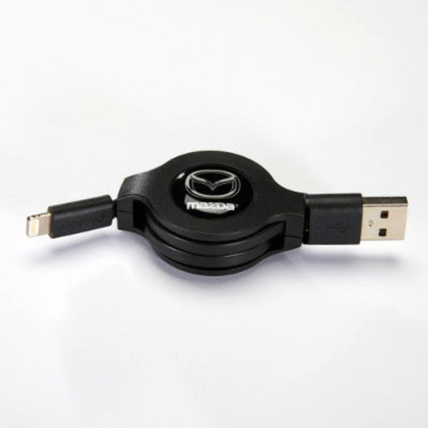 Mazda CX-30 DM 2019 Selbstaufwickelndes Lade- und Sync-Kabel mit Lightning®-Connector 4100-78-334 Selbstaufwickelndes Lade- und Sync-Kabel mit Lightning®-Connector Mazda