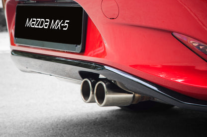Mazda MX-5 NE 2023 Bastuck Sport-Endschalldämpfer aus Edelstahl 4100-78-501 Bastuck Sport-Endschalldämpfer aus Edelstahl Mazda