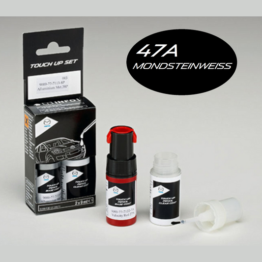 Mazda Lackstift (47A - Mondsteinweiß Metallic) Außenausstattung Mazda