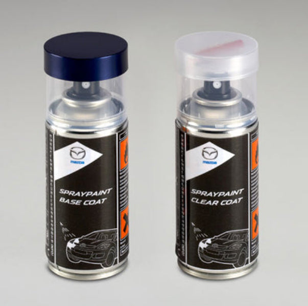 Mazda Lackspray 51K Rhodium White 2x150ml 9000-77-6M25-1K Lackspray 51K Rhodium White Mazda