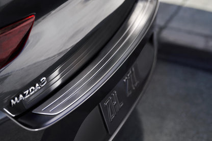 Mazda 3 BP ab 2018 Trittschutzleiste für den hinteren Stoßfänger BDEL-V4-080A Trittschutzleiste für den hinteren Stoßfänger Mazda