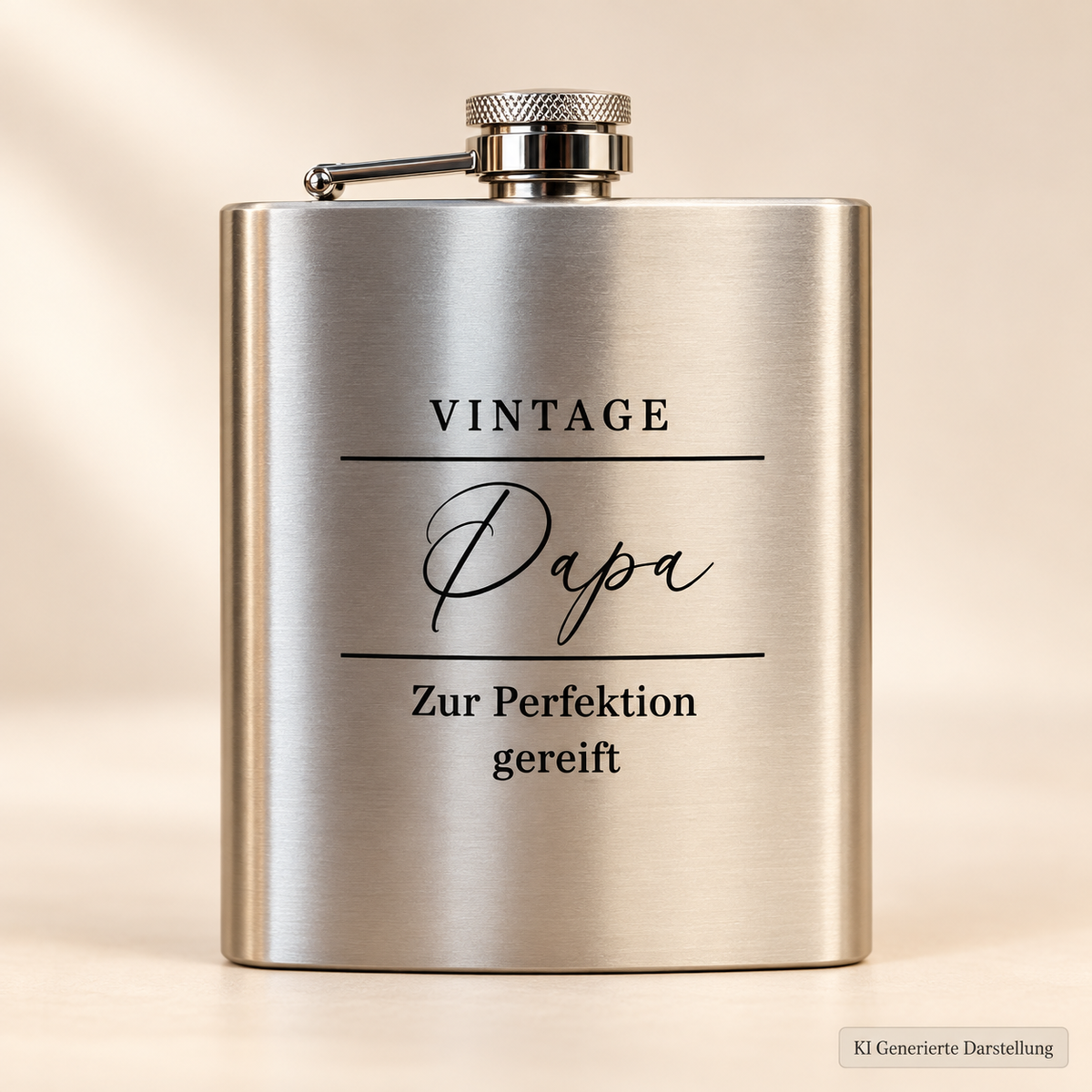 Persönlicher Flachmann mit Gravur – Das Geschenk für Papa