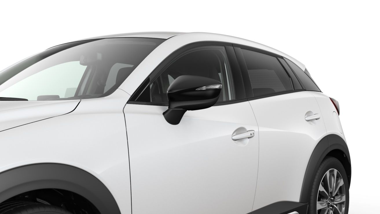 Mazda CX-3 DK ab 2021 Außenspiegelverkleidung DB2W-V3-650 -PZ Außenspiegelverkleidung Mazda