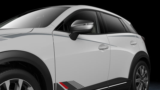 Mazda CX-3 DK ab 2021 Außenspiegelverkleidung DB2W-V3-650 -S4 Außenspiegelverkleidung Mazda