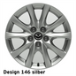 Mazda 6 GL / GJ ab 2012 Leichtmetallfelge 17" Design 146, Silber 9965-07-7570CN Räder Mazda