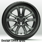 Mazda 6 GL GJ ab 2012 Leichtmetallfelge 19" Titangrau 9965-20-7590CN Räder Mazda
