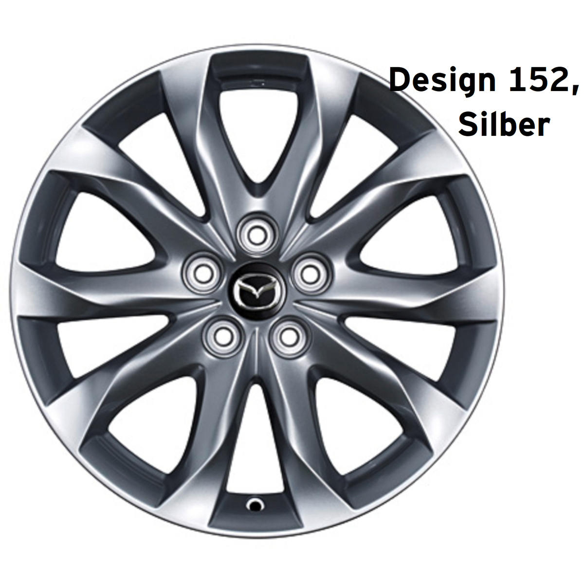 Mazda CX-3 DK ab 2015-2022 Leichtmetallfelge Räder Mazda 18" Design 152 Silber D10K-V3-810 CN