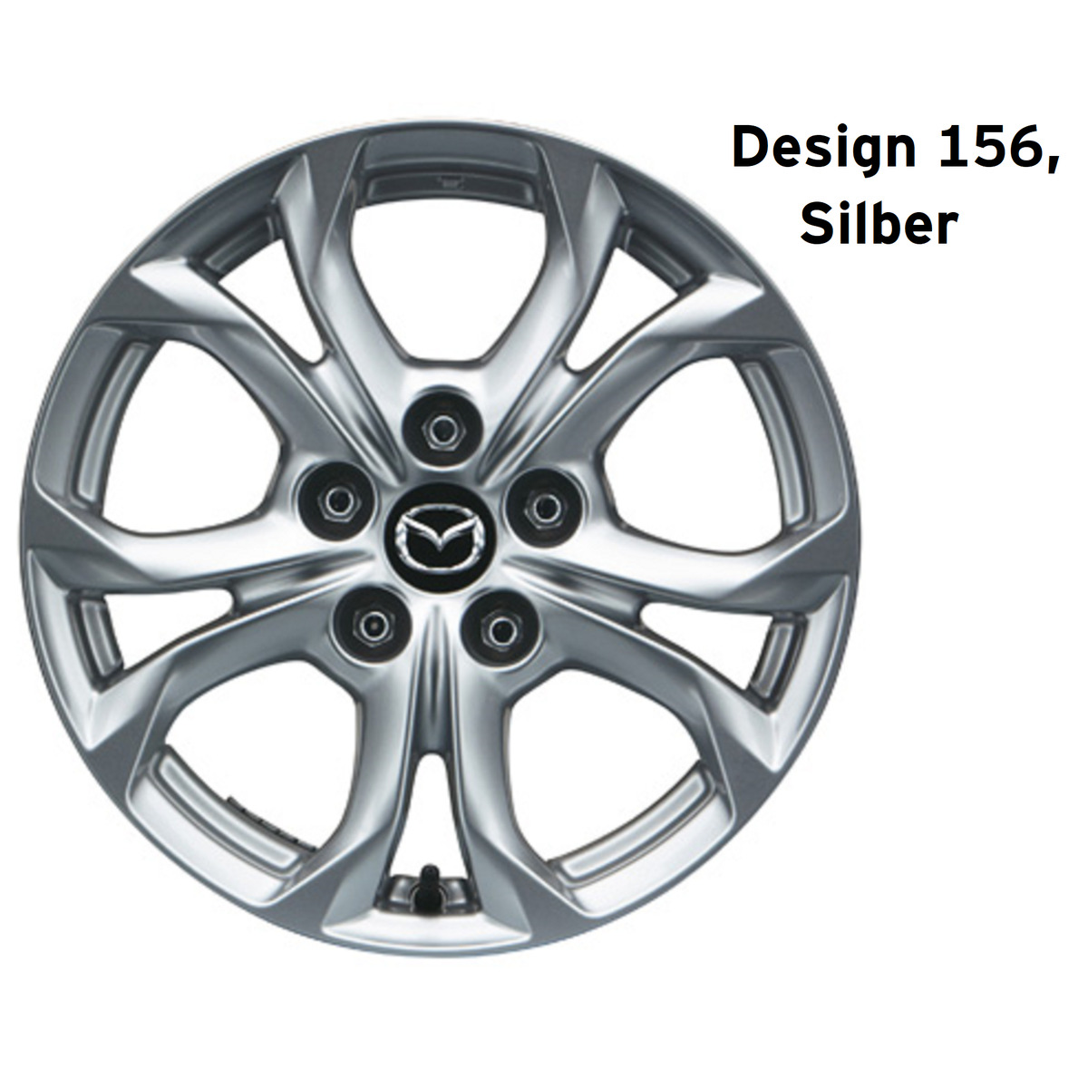 Mazda CX-3 DK ab 2015-2022 Leichtmetallfelge Räder Mazda 16" Design 156 Silber 9965-F3-6560