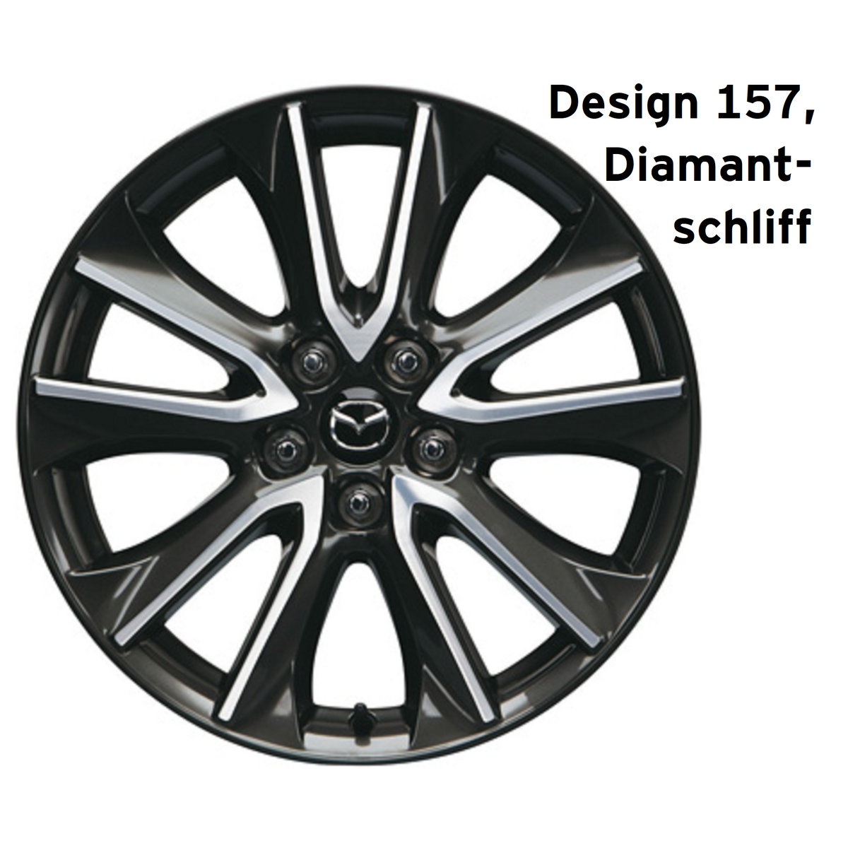 Mazda CX-3 DK ab 2015-2022 Leichtmetallfelge Räder Mazda 18" Design 157 Diamantschliff 9965-27-7080