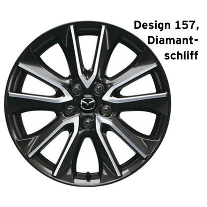 Mazda CX-3 DK ab 2015-2022 Leichtmetallfelge Räder Mazda 18" Design 157 Diamantschliff 9965-27-7080