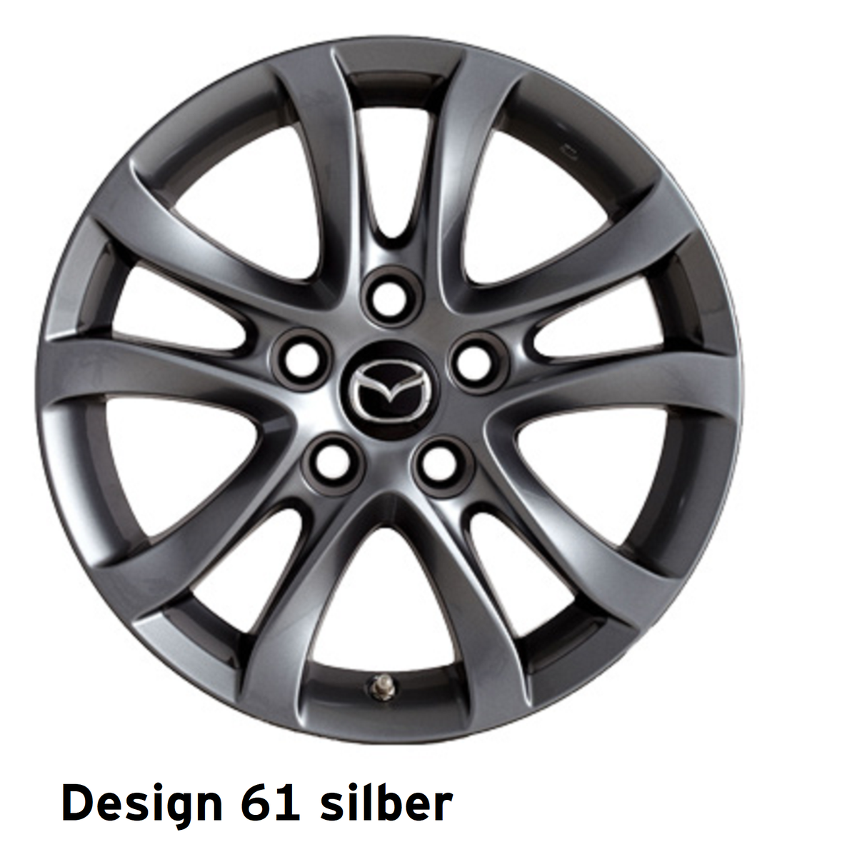 Mazda 6 GL GJ ab 2012 Leichtmetallfelge 19" Design 61 Dunkles Silber GHR5-V3-810A Räder Mazda 19" Design 61 Dunkles Silber GHR5-V3-810A