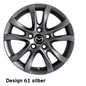Mazda 6 GL GJ ab 2012 Leichtmetallfelge 19" Design 61 Dunkles Silber GHR5-V3-810A Räder Mazda 19" Design 61 Dunkles Silber GHR5-V3-810A