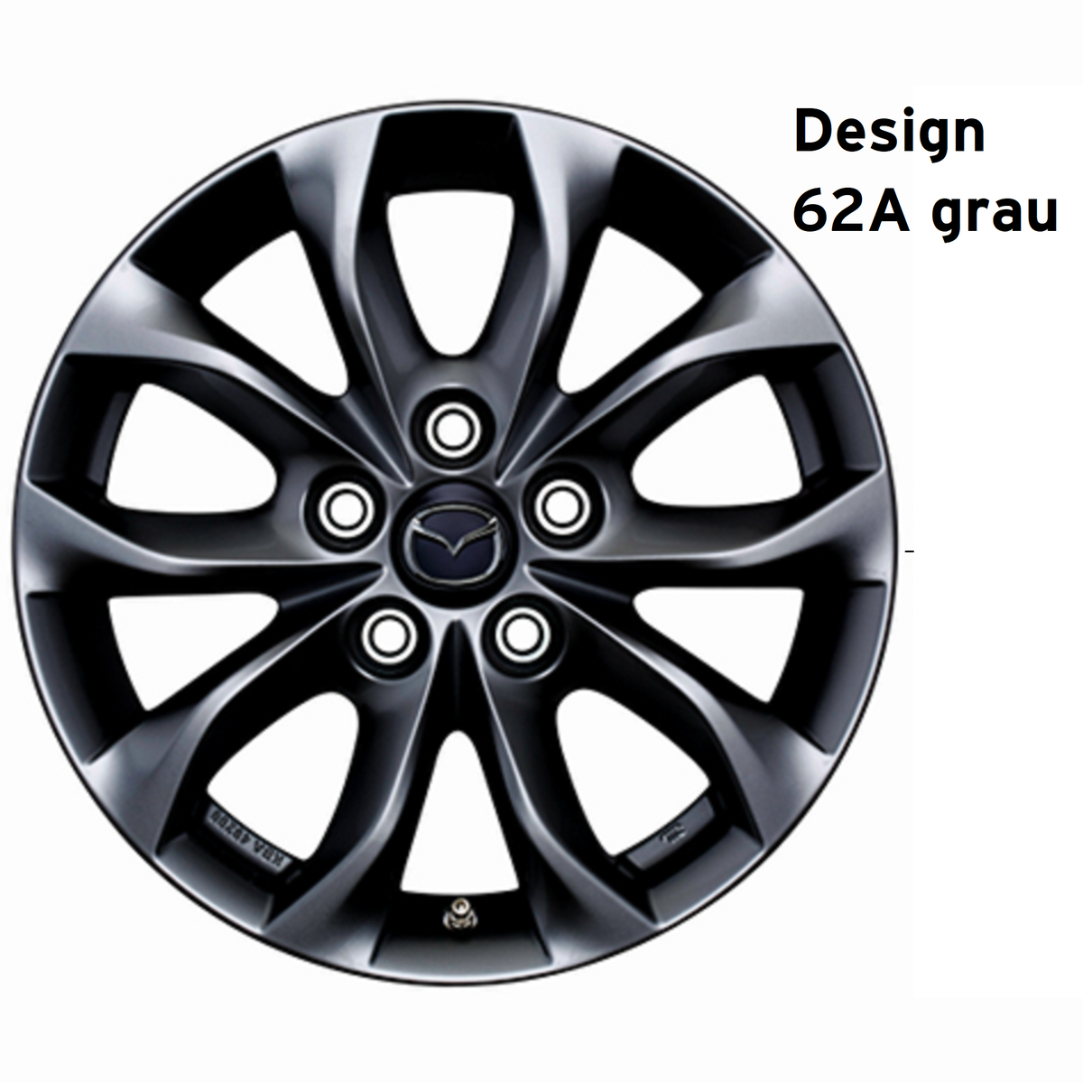 Mazda CX-3 DK ab 2015-2022 Leichtmetallfelge Räder Mazda 16" Design 62A Titangrau DD2F-V3-810ATG