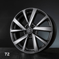 Mazda 3 BP ab 2019 Leichtmetallfelge Räder Mazda Design 72 Chrome Shadow 18" BDEL-V3-810A