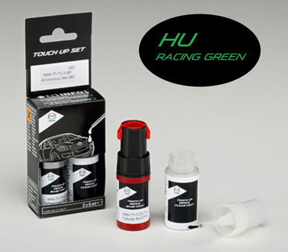 Mazda Lackstift Set (2x9ml) Lackreparatur Zubehör Lackstift Mazda HU Neo Green