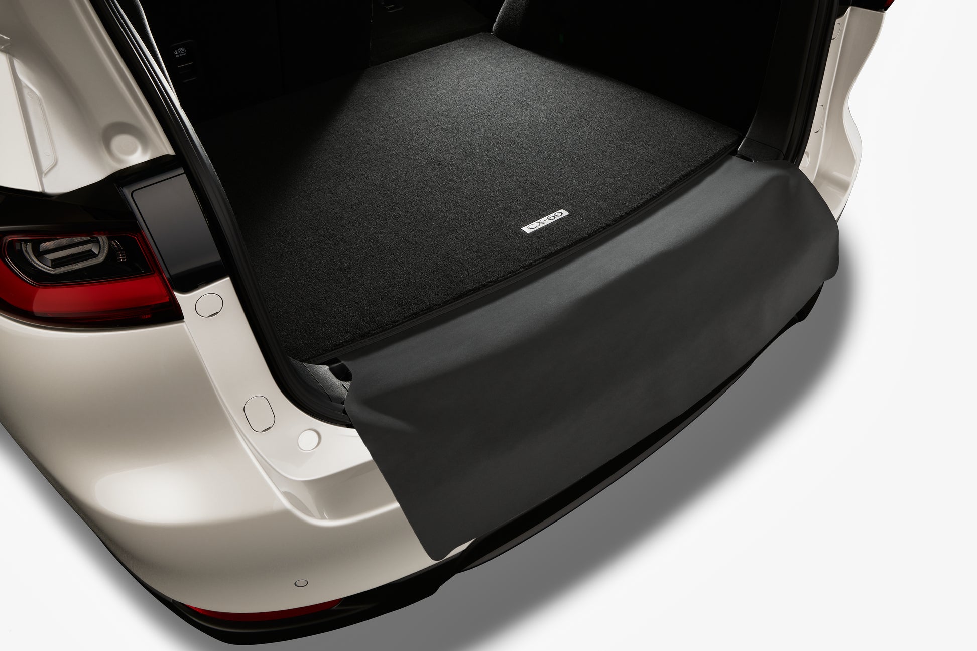 Mazda CX-60 KH ab 2022 Kofferraummatte mit Ladekantenschutz KR9P-V0-381 Kofferraummatte mit Ladekantenschutz Mazda