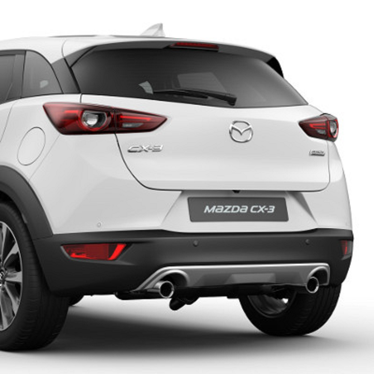 Mazda CX-3 DK ab 2015-2022 Designunterfahrschutz Außenausstattung Mazda hinten