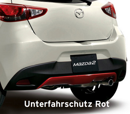 Mazda 2 DJ ab 2015 Unterfahrschutz DA6C-V3-300 62 / DA6C-V3-300 PM / DA6C-V3-300 PR Unterfahrschutz Mazda 41 V Soul Red
