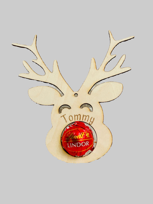Rentier Elch weihnachtskugel geschenkidee Advent Nikolaus Das Glückswerk