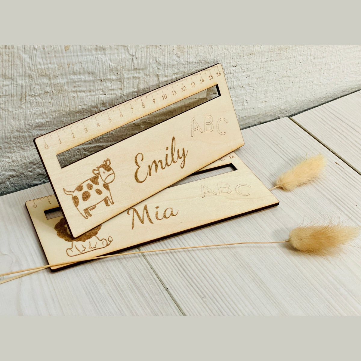 Lesehilfe Schulanfrag Lineal Personalisiert Schulkind Geschenk Geburtstag Lindeal Das Glückswerk
