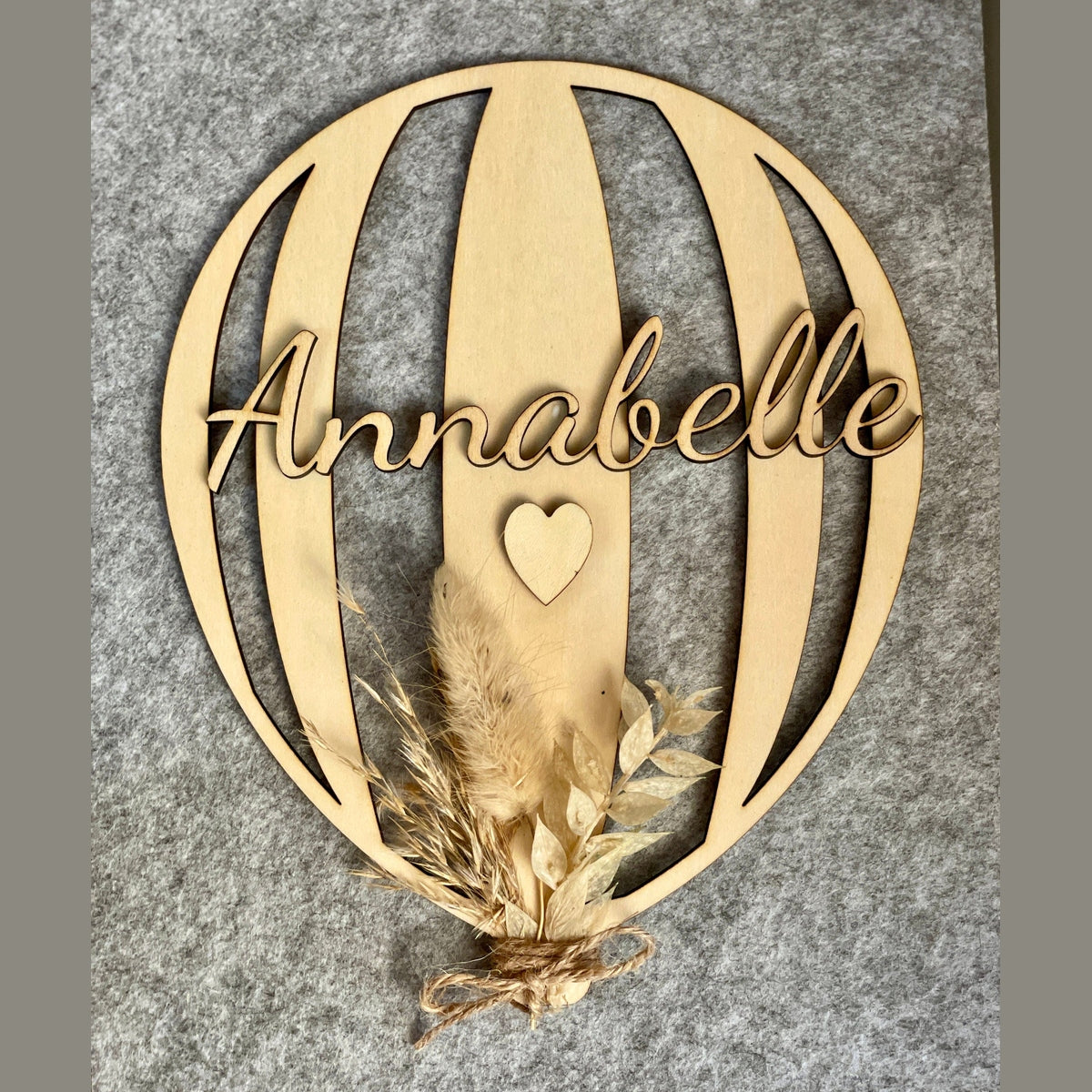 Personalisiertes Geburtstags-Türschild für Kinderzimmer - Einzigartiges Ballon-Geschenk zur Geburt Türschild Das Glückswerk
