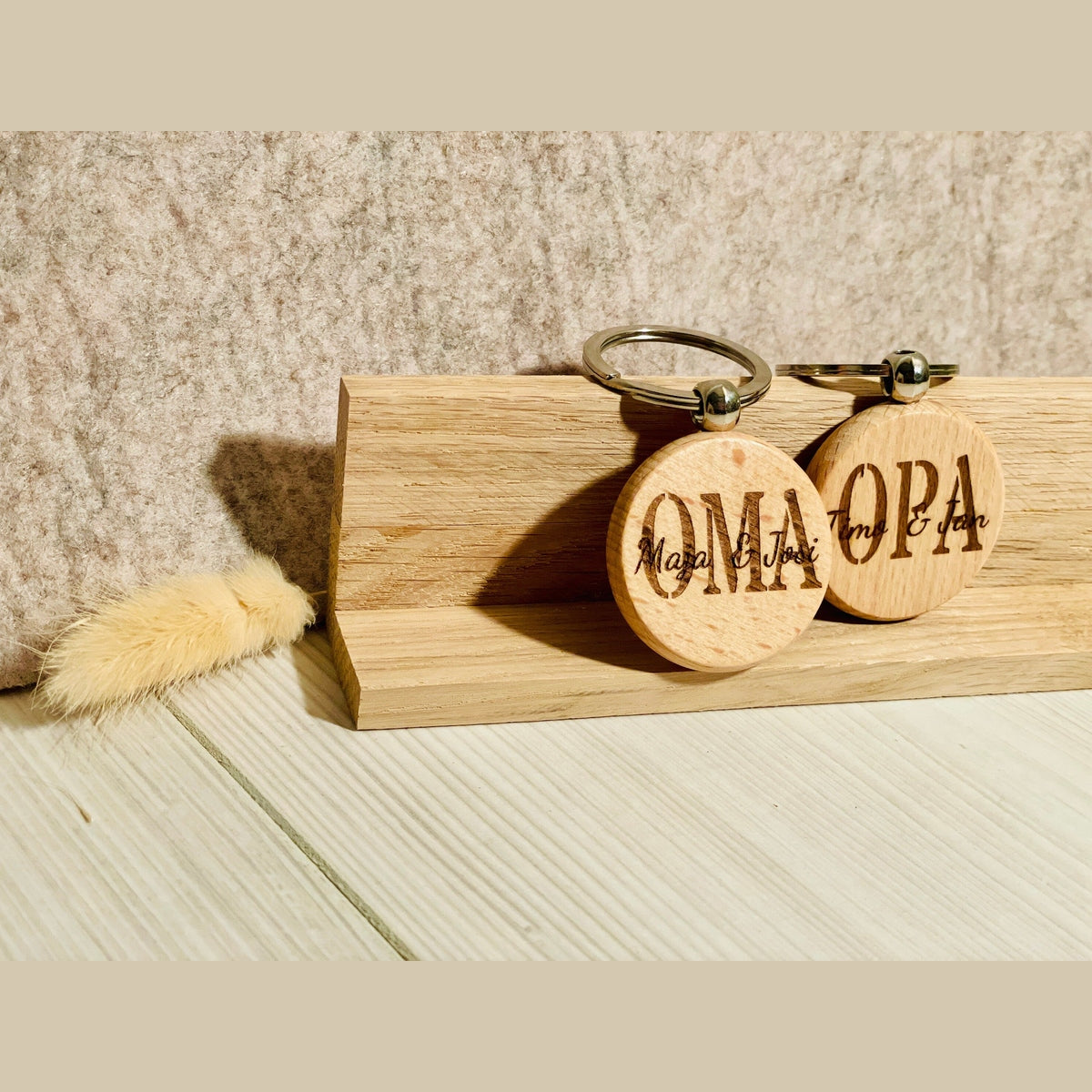 Schlüsselanhänger in Geschenkbox Geschenk Oma Opa Mama Papa Enkel Kinder für den der alles hat Schlüsselanhänger Das Glückswerk