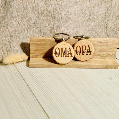 Schlüsselanhänger in Geschenkbox Geschenk Oma Opa Mama Papa Enkel Kinder für den der alles hat Schlüsselanhänger Das Glückswerk