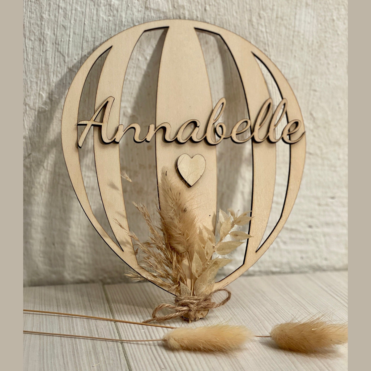 Personalisiertes Geburtstags-Türschild für Kinderzimmer - Einzigartiges Ballon-Geschenk zur Geburt Türschild Das Glückswerk