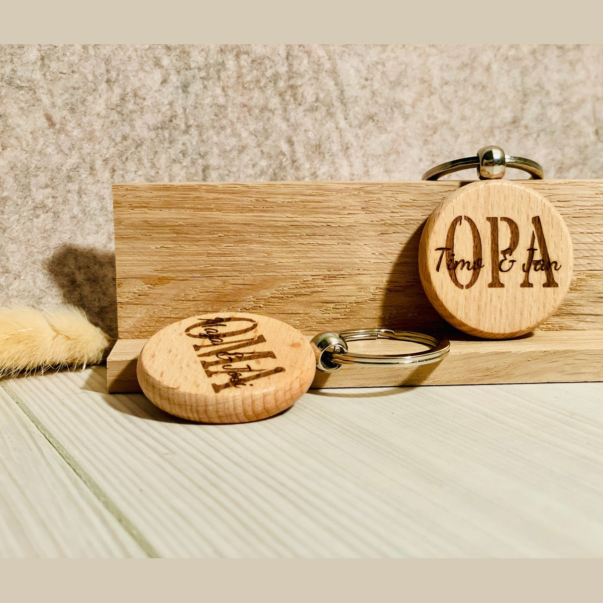Schlüsselanhänger in Geschenkbox Geschenk Oma Opa Mama Papa Enkel Kinder für den der alles hat Schlüsselanhänger Das Glückswerk